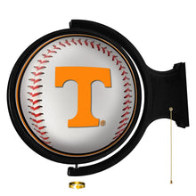 Load image into Gallery viewer, Tennessee Volunteers: Baseball - Round Rotating Lighted Wall Sign - The Fan-Brand