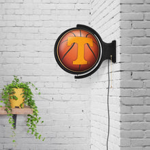 Load image into Gallery viewer, Tennessee Volunteers: Basketball - Original Round Rotating Lighted Wall Sign - The Fan-Brand