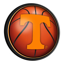 Load image into Gallery viewer, Tennessee Volunteers: Basketball - Round Slimline Lighted Wall Sign - The Fan-Brand