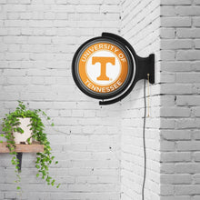 Load image into Gallery viewer, Tennessee Volunteers: Original Round Rotating Lighted Wall Sign - The Fan-Brand