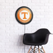 Load image into Gallery viewer, Tennessee Volunteers: Round Slimline Lighted Wall Sign - The Fan-Brand