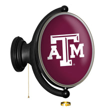 Load image into Gallery viewer, Texas A&M Aggies: Original Oval Rotating Lighted Wall Sign - The Fan-Brand