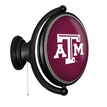 Load image into Gallery viewer, Texas A&M Aggies: Original Oval Rotating Lighted Wall Sign - The Fan-Brand