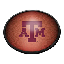 Load image into Gallery viewer, Texas A&M Aggies: Pigskin - Oval Slimline Lighted Wall Sign - The Fan-Brand