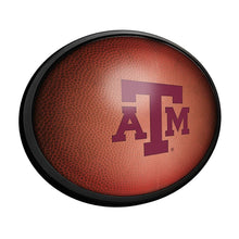 Load image into Gallery viewer, Texas A&M Aggies: Pigskin - Oval Slimline Lighted Wall Sign - The Fan-Brand