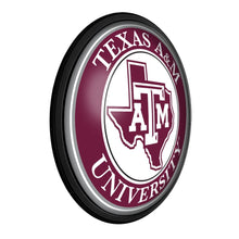 Load image into Gallery viewer, Texas A&M Aggies: Texas - Round Slimline Lighted Wall Sign - The Fan-Brand
