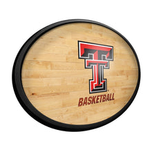 Load image into Gallery viewer, Texas Tech Red Raiders: Hardwood - Oval Slimline Lighted Wall Sign - The Fan-Brand