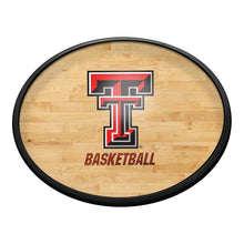 Load image into Gallery viewer, Texas Tech Red Raiders: Hardwood - Oval Slimline Lighted Wall Sign - The Fan-Brand