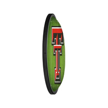 Load image into Gallery viewer, Texas Tech Red Raiders: On the 50 - Oval Slimline Lighted Wall Sign - The Fan-Brand
