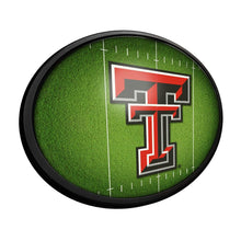 Load image into Gallery viewer, Texas Tech Red Raiders: On the 50 - Oval Slimline Lighted Wall Sign - The Fan-Brand