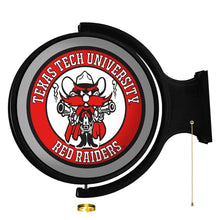 Load image into Gallery viewer, Texas Tech Red Raiders: Raider Red - Original Round Rotating Lighted Wall Sign - The Fan-Brand