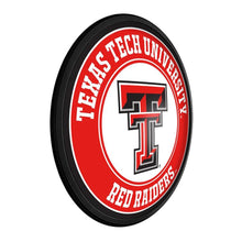 Load image into Gallery viewer, Texas Tech Red Raiders: Round Slimline Lighted Wall Sign - The Fan-Brand