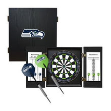 Load image into Gallery viewer, Seattle Seahawks Fan's Choice Dartboard Set