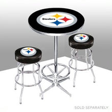 Load image into Gallery viewer, Pittsburgh Steelers Chrome Pub Table