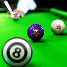 Load image into Gallery viewer, Minnesota Vikings Billiard Balls with Numbers