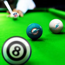 Load image into Gallery viewer, Miami Dolphins Billiard Balls with Numbers