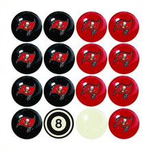 Load image into Gallery viewer, Tampa Bay Buccaneers Billiard Balls with Numbers