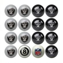 Load image into Gallery viewer, Las Vegas Raiders Billiard Balls with Numbers