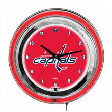 Load image into Gallery viewer, Washington Capitals 14" Neon Clock