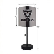Load image into Gallery viewer, Las Vegas Raiders Desk/Table Lamp