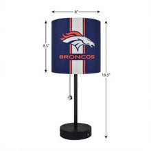 Load image into Gallery viewer, Denver Broncos Desk/Table Lamp