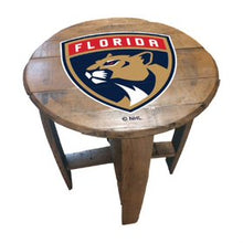 Load image into Gallery viewer, Florida Panthers Oak Barrel Table