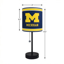 Load image into Gallery viewer, Michigan Wolverines Desk/Table Lamp