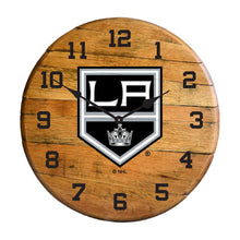 Load image into Gallery viewer, Los Angeles Kings Oak Barrel Clock