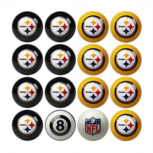 Load image into Gallery viewer, Pittsburgh Steeler Billiard Balls with Numbers