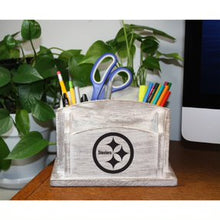 Load image into Gallery viewer, Pittsburgh Steelers Desk Organizer