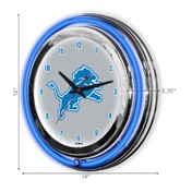 Load image into Gallery viewer, Detroit Lions 14" Neon Clock