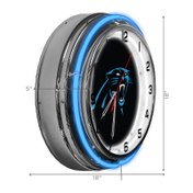 Load image into Gallery viewer, Carolina Panthers 18" Neon Clock