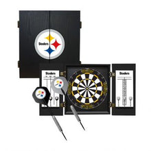 Load image into Gallery viewer, Pittsburgh Steelers Fan's Choice Dartboard Set
