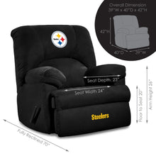 Load image into Gallery viewer, Pittsburgh Steelers GM Recliner