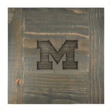 Load image into Gallery viewer, Michigan Wolverines Reclaimed Side Table