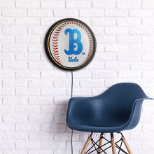 Load image into Gallery viewer, UCLA Bruins: Baseball - Slimline Lighted Wall Sign - The Fan-Brand