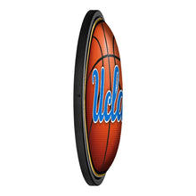 Load image into Gallery viewer, UCLA Bruins: Basketball - Round Slimline Lighted Wall Sign - The Fan-Brand