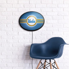 Load image into Gallery viewer, UCLA Bruins: Oval Slimline Lighted Wall Sign - The Fan-Brand