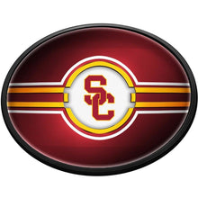 Load image into Gallery viewer, USC Trojans: SC - Oval Slimline Lighted Wall Sign - The Fan-Brand