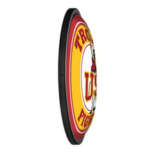 Load image into Gallery viewer, USC Trojans: Traveler - Round Slimline Lighted Wall Sign - The Fan-Brand