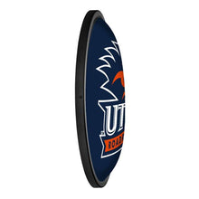 Load image into Gallery viewer, UT San Antonio Roadrunners: Blue - Round Slimline Lighted Wall Sign - The Fan-Brand