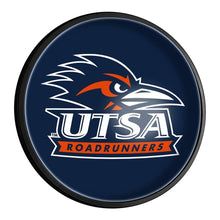 Load image into Gallery viewer, UT San Antonio Roadrunners: Blue - Round Slimline Lighted Wall Sign - The Fan-Brand