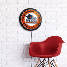 Load image into Gallery viewer, UT San Antonio Roadrunners: Round Slimline Lighted Wall Sign - The Fan-Brand