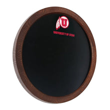 Load image into Gallery viewer, Utah Utes: Chalkboard "Faux" Barrel Top Sign - The Fan-Brand