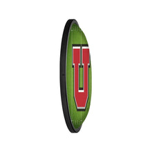 Load image into Gallery viewer, Utah Utes: On the 50 - Oval Slimline Lighted Wall Sign - The Fan-Brand