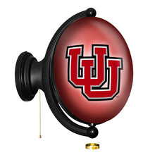 Load image into Gallery viewer, Utah Utes: Original Oval Rotating Lighted Wall Sign - The Fan-Brand