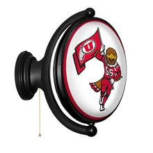 Load image into Gallery viewer, Utah Utes: Swoop - Original Oval Rotating Lighted Wall Sign - The Fan-Brand