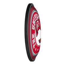 Load image into Gallery viewer, Utah Utes: Swoop - Round Slimline Lighted Wall Sign - The Fan-Brand