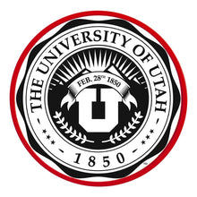 Load image into Gallery viewer, Utah Utes: University Seal - Modern Disc Wall Sign - The Fan-Brand