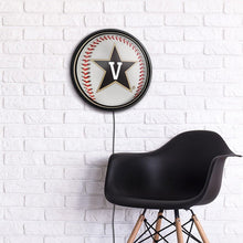 Load image into Gallery viewer, Vanderbilt Commodores: Baseball - Slimline Lighted Wall Sign - The Fan-Brand